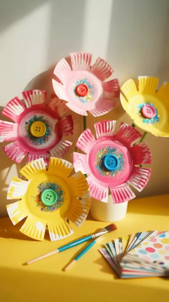 Paper Plate Flowers
