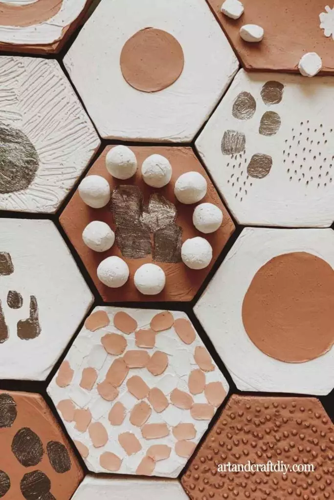 Air Dry Clay Coasters