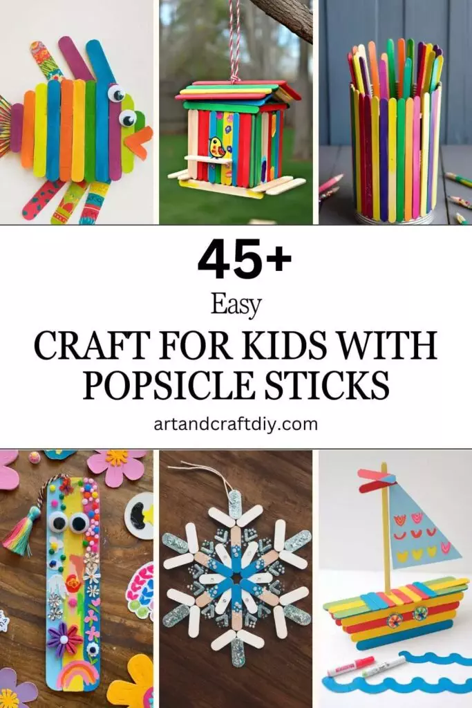 Craft For Kids With Popsicle Sticks