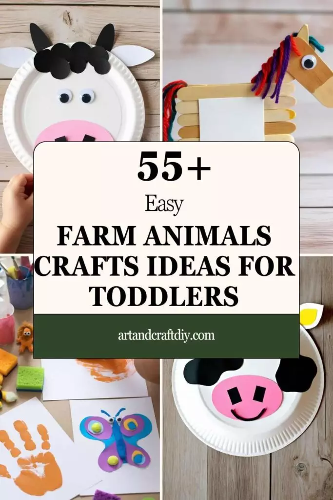 Farm Animals Crafts Ideas For Toddlers