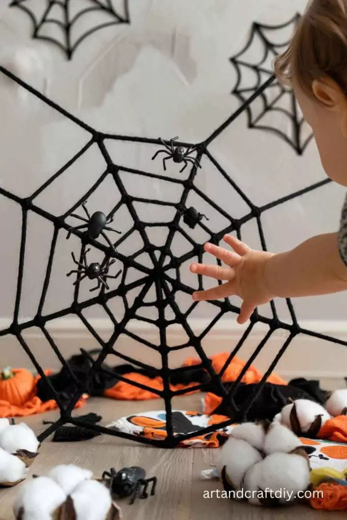 Spider Web Sensory Play