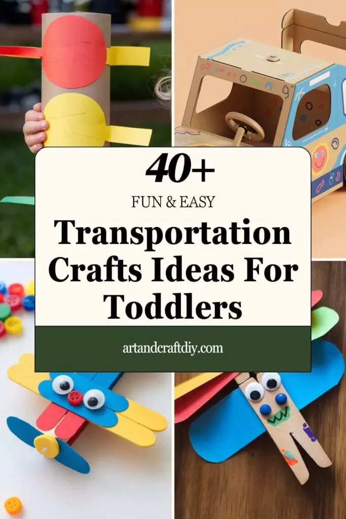 Transportation Crafts Ideas For Toddlers