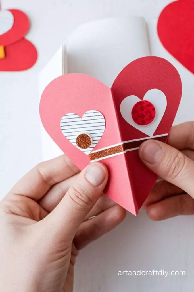 DIY Heart-Shaped Bookmarks