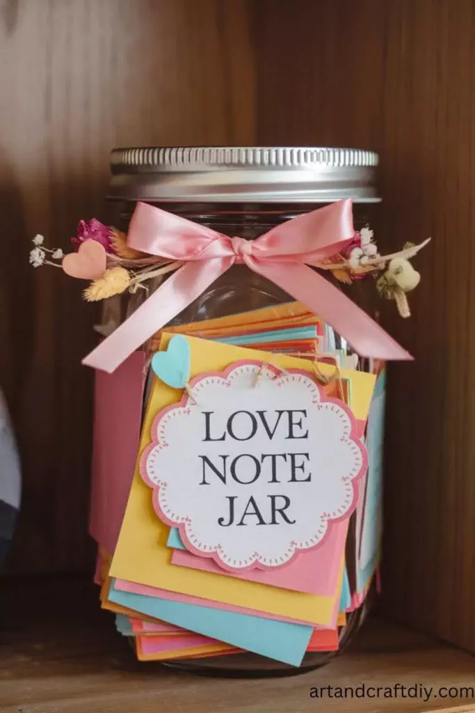 DIY Love Notes Jar