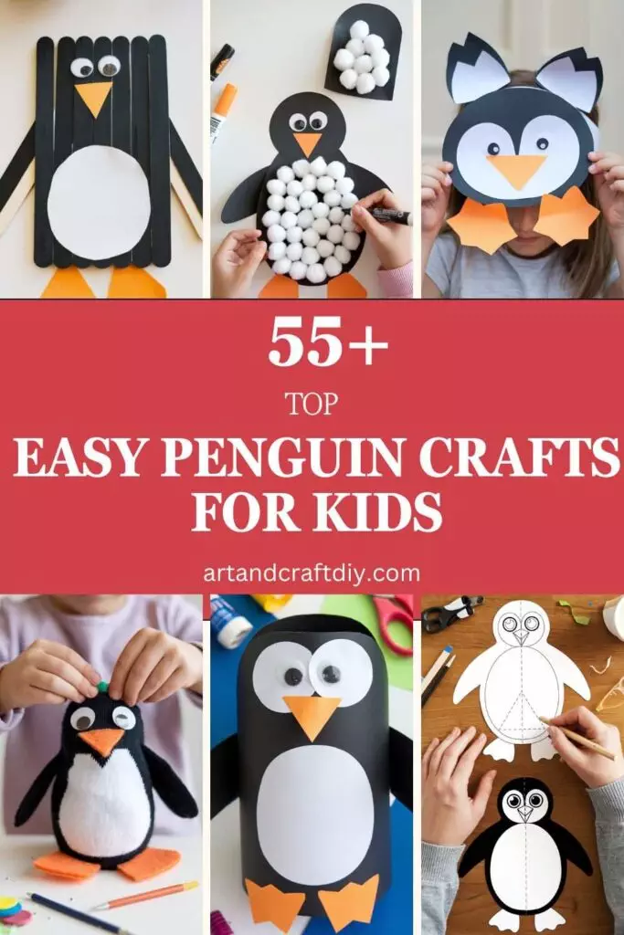 Easy Penguin Crafts For Kids