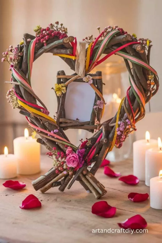 Heart-Shaped Photo Frame