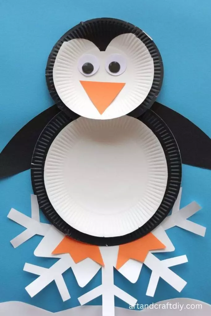 Paper Plate Penguin