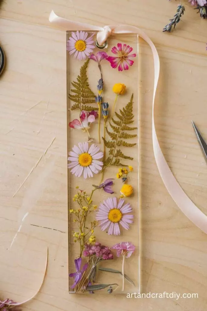 Pressed Flower Bookmark