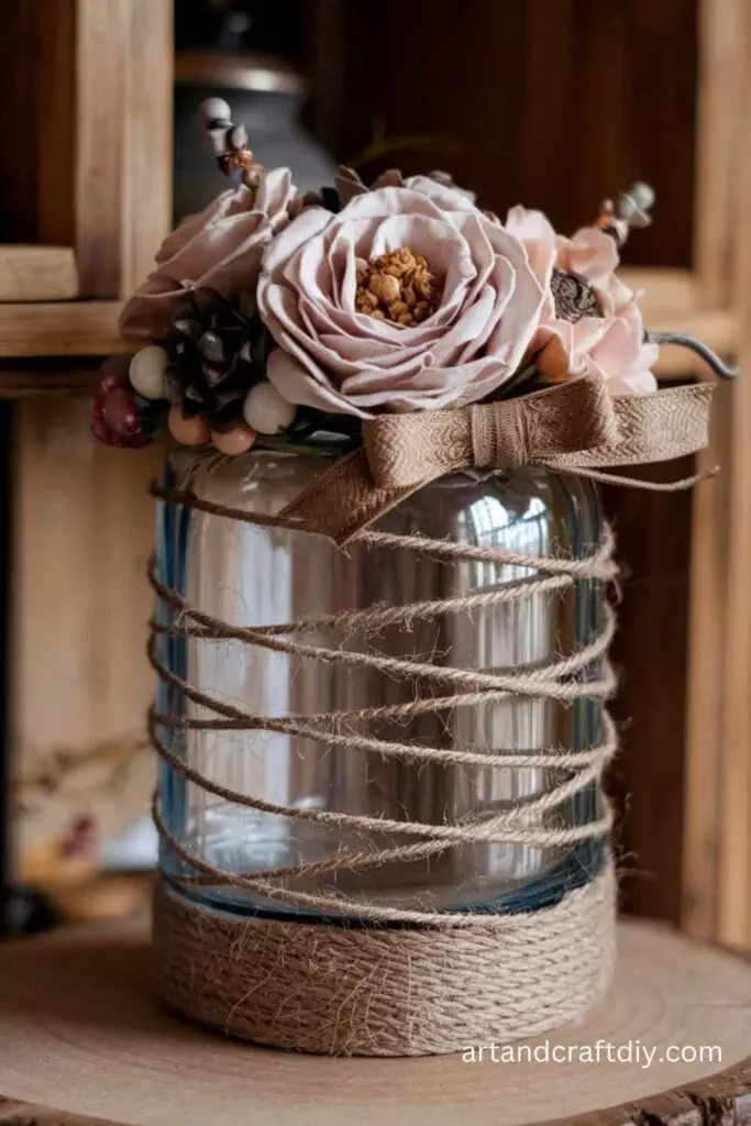 Rope-Wrapped Vase