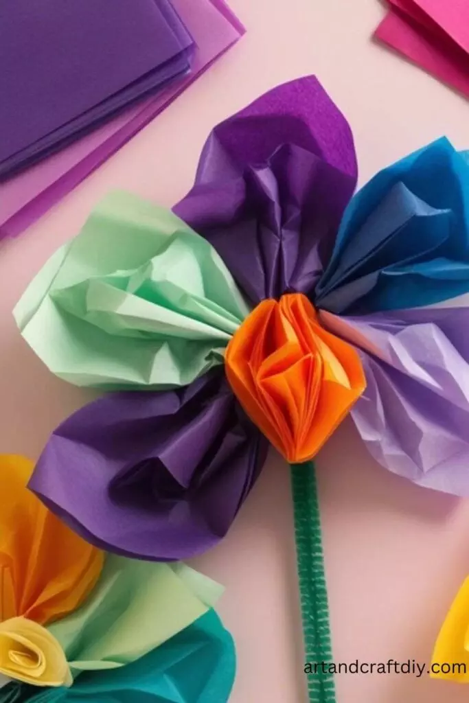 Tissue Paper Flowers
