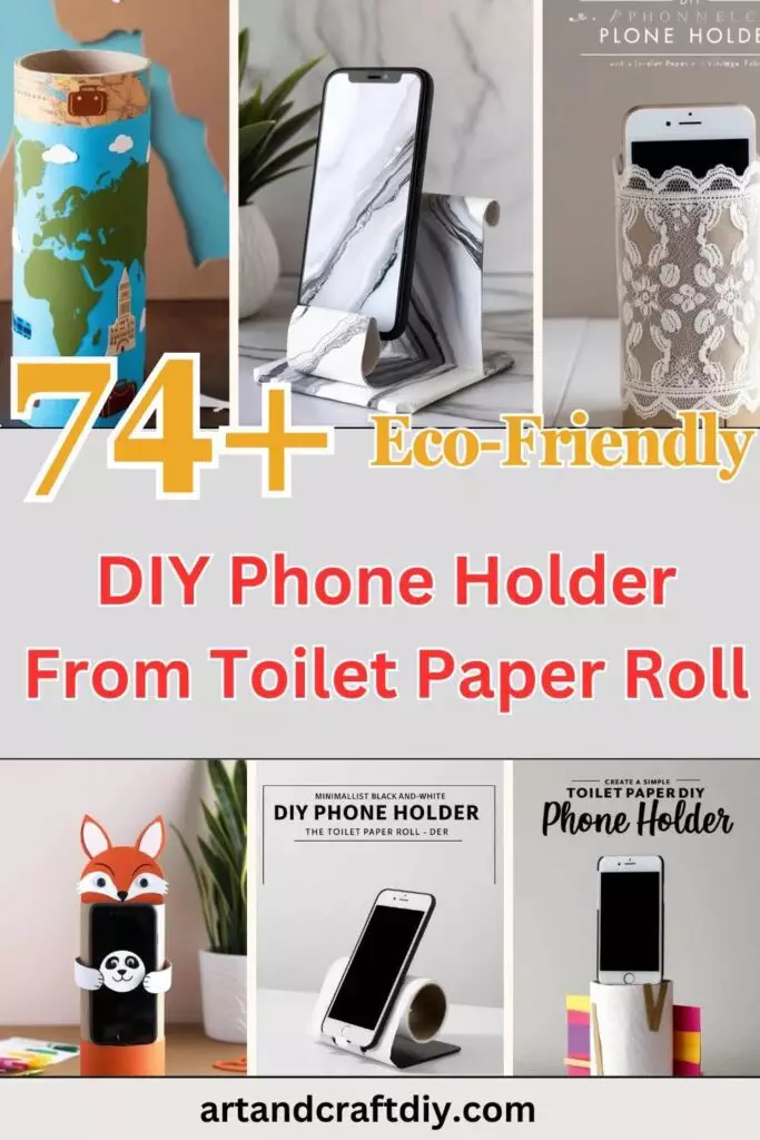 DIY Phone Holder From Toilet Paper Roll
