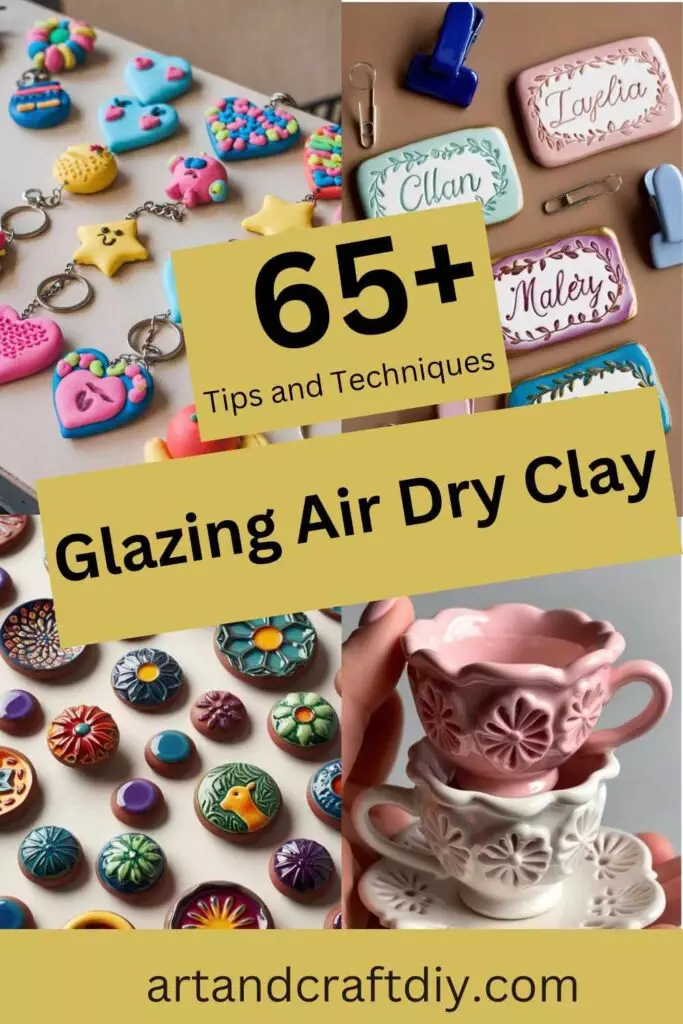 Glazing Air Dry Clay