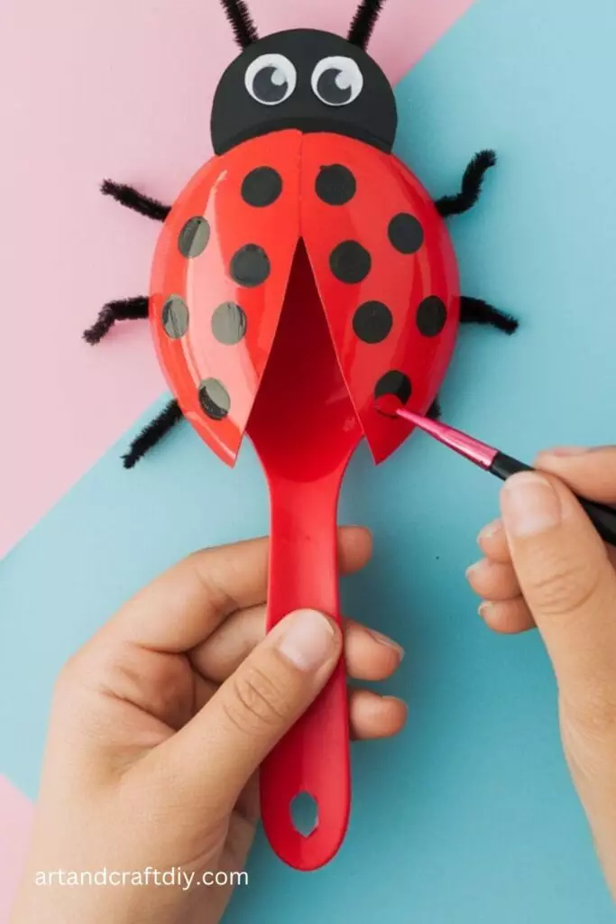 Ladybug Spoon Craft