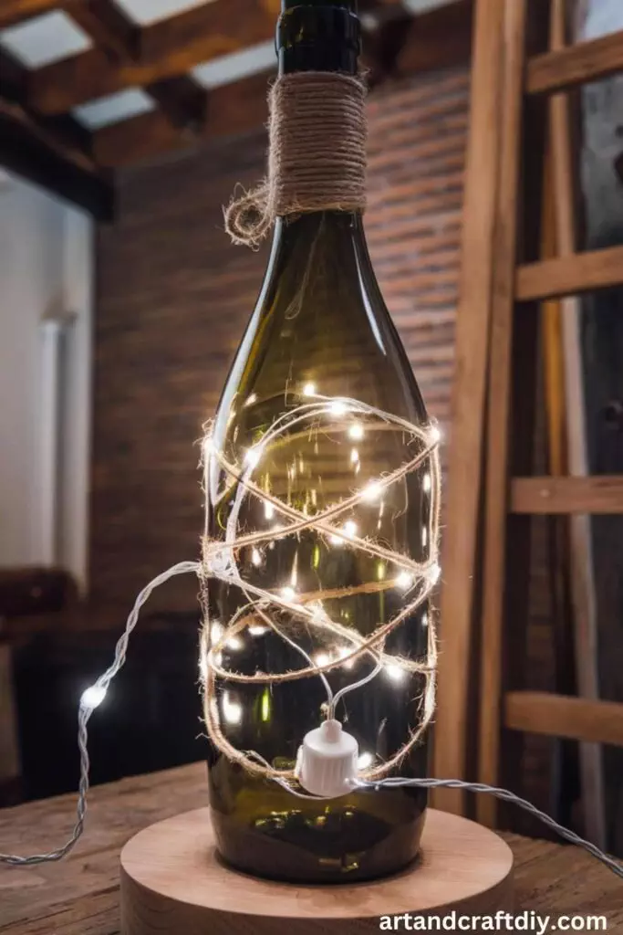 DIY Whiskey Bottle Lamp