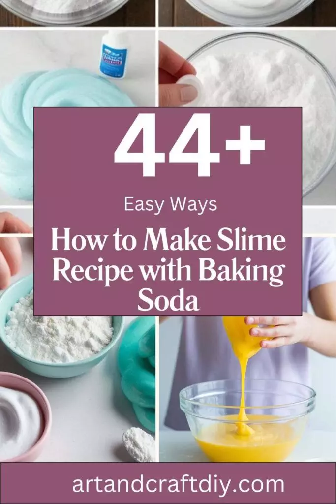 How to Make Slime Recipe with Baking Soda