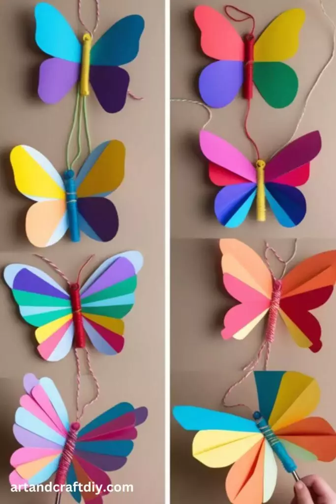 Paper Flapping Butterfly