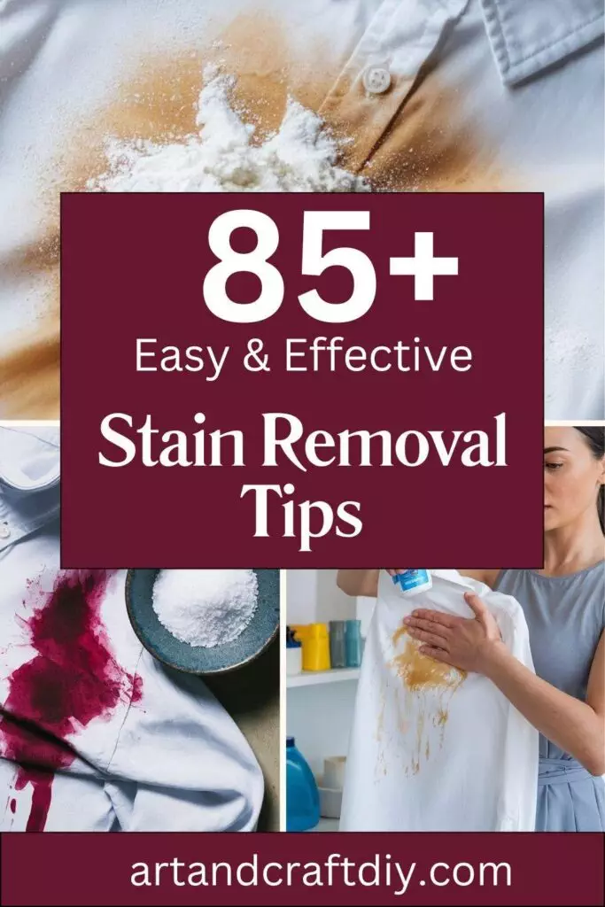 Stain Removal Tips