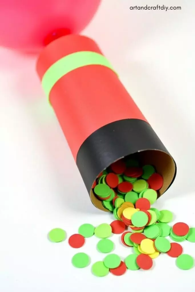 Balloon-Base Juneteenth Confetti Popper