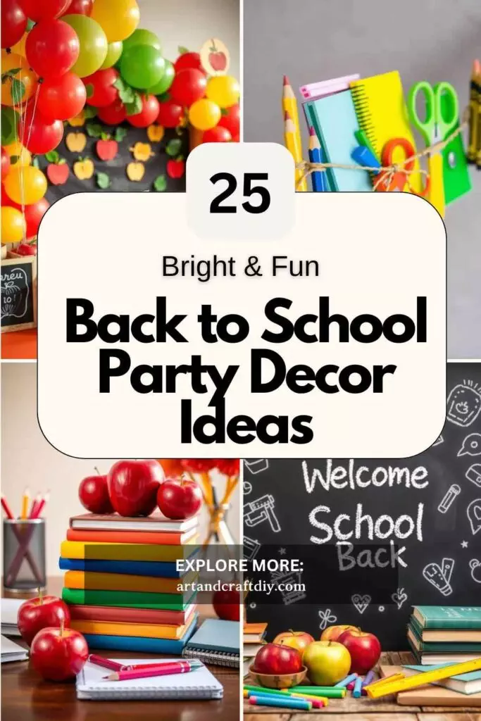Back to School Party Decor Ideas