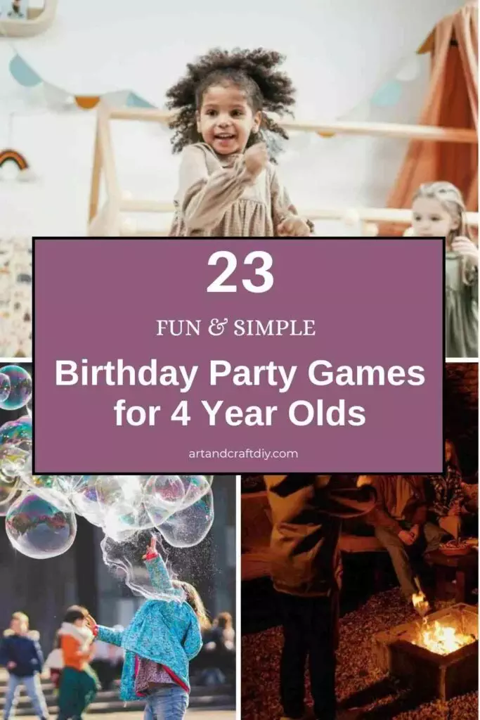 Birthday Party Games for 4 Year Olds