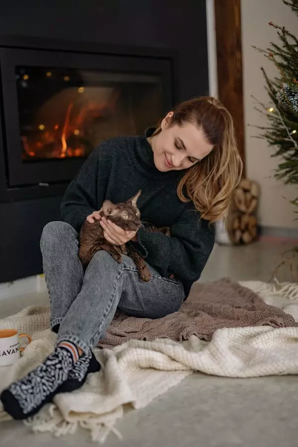 Cozy Knit Sweater and Jeans