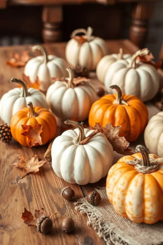 DIY Pumpkin Centerpieces