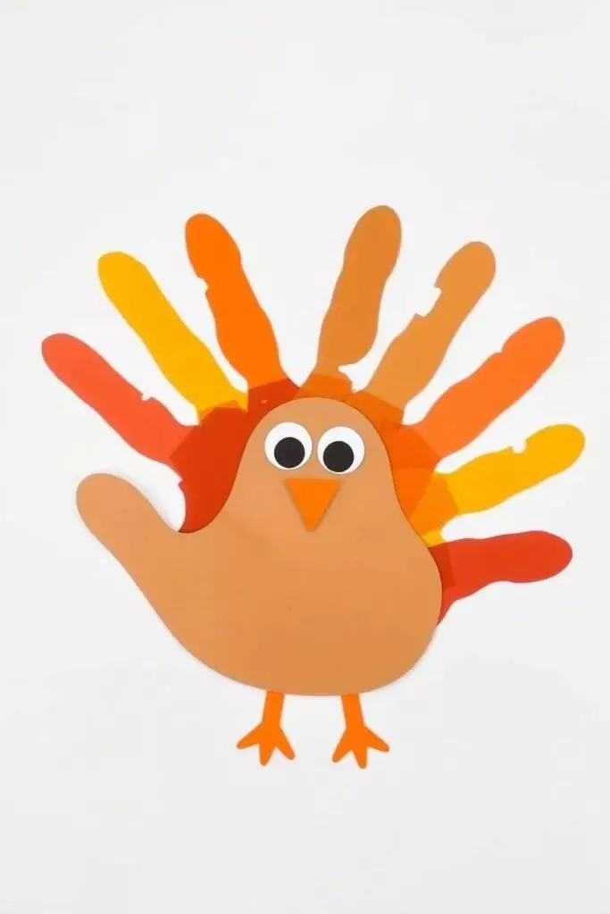Handprint Turkey Art