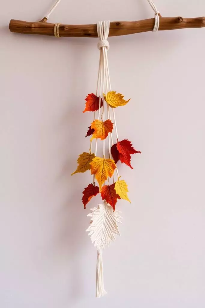 Macrame Leaf Wall Hanging