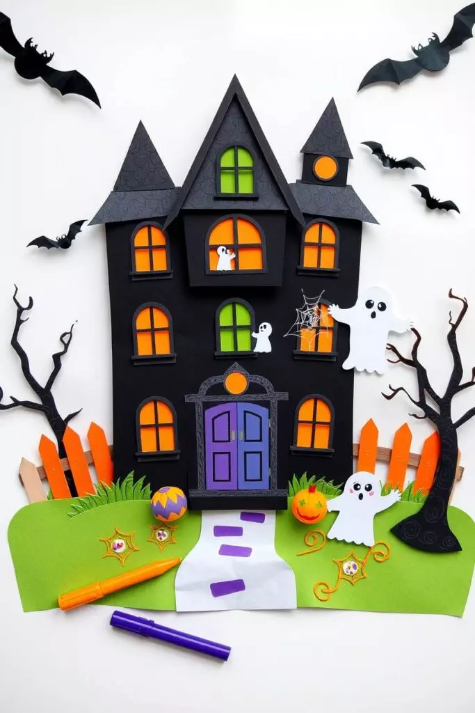 Paper Haunted House