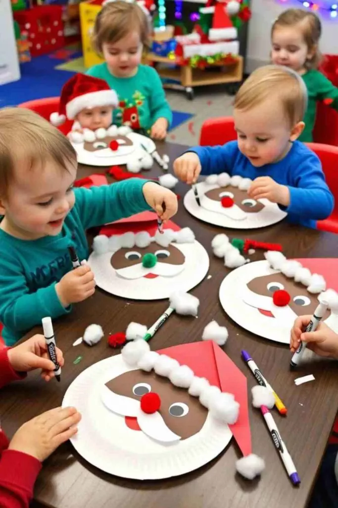 Paper Plate Santa