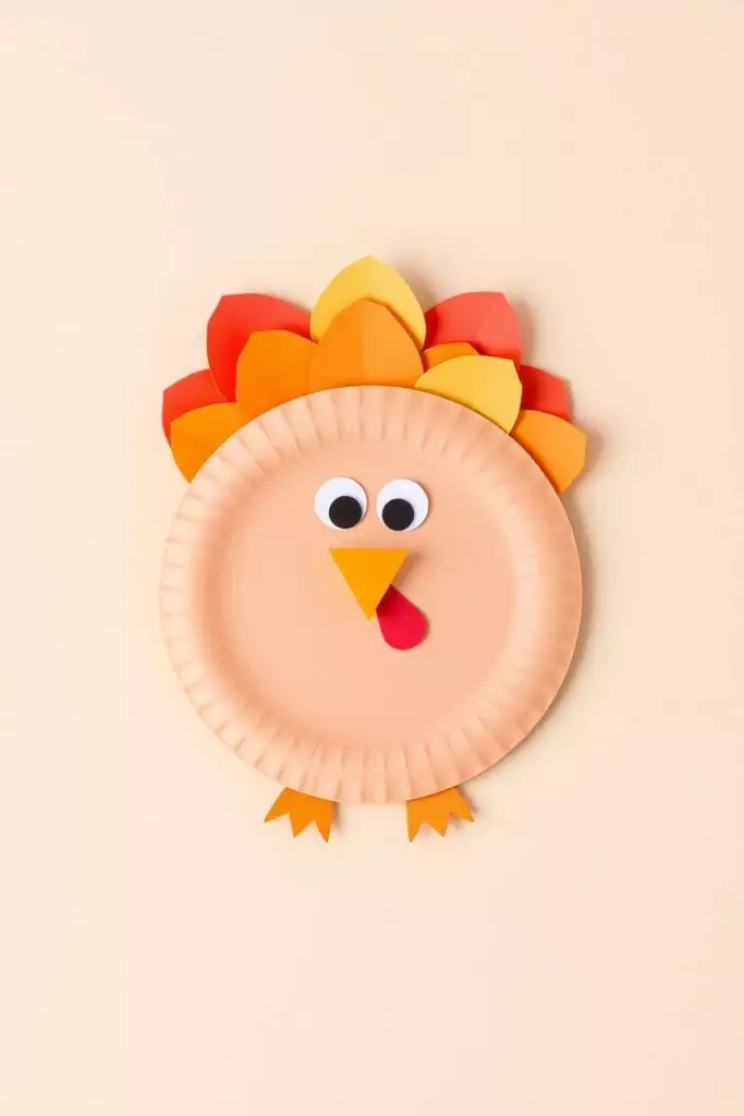 Paper Plate Turkey Craft