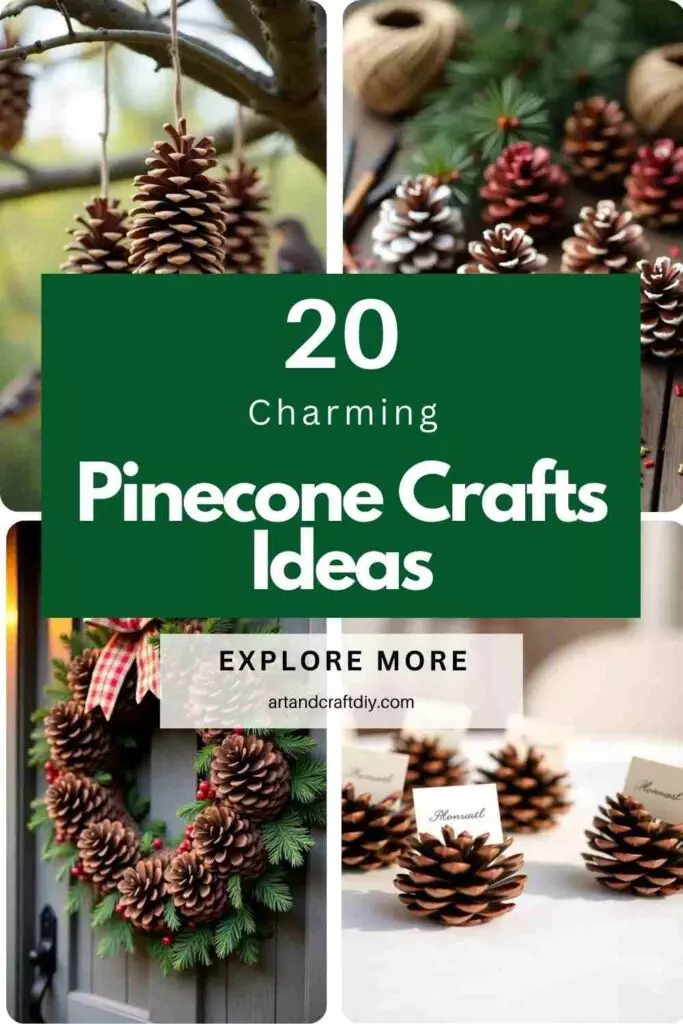 Pinecone Crafts Ideas