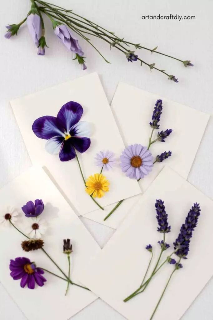 Pressed Flower Greeting Cards