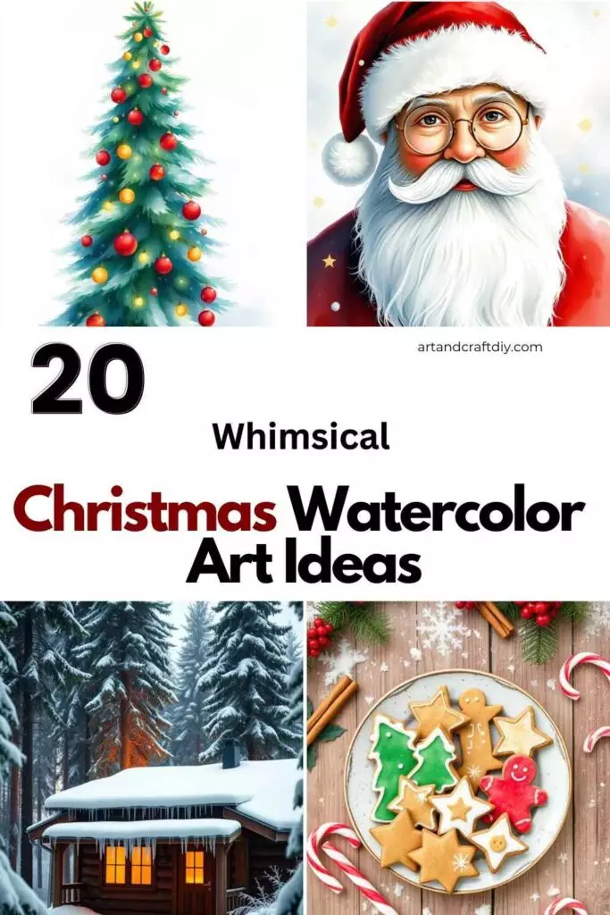 Christmas Watercolor Art Ideas