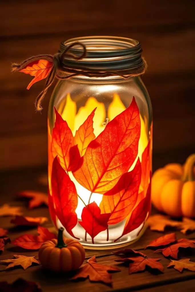 Classic Fall Leaf Lanterns