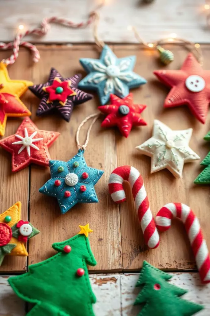 Felt Christmas Tree Ornaments