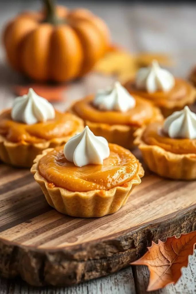 Mini Pumpkin Pie Bites