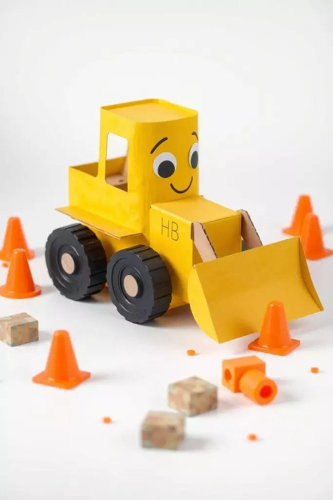 Paper Roll Bulldozer