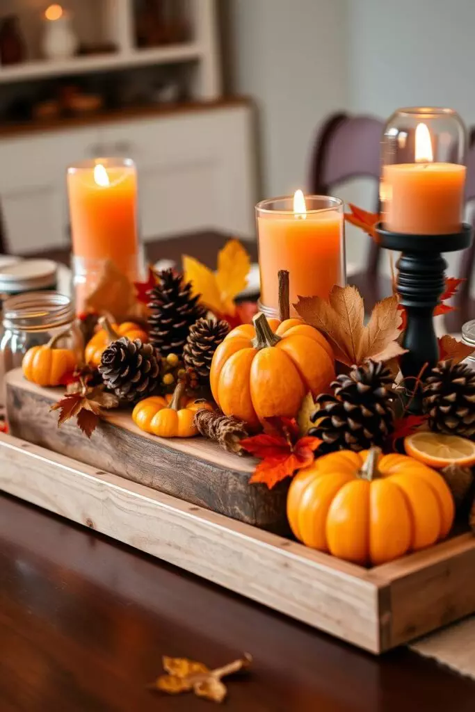Rustic Table Centerpieces